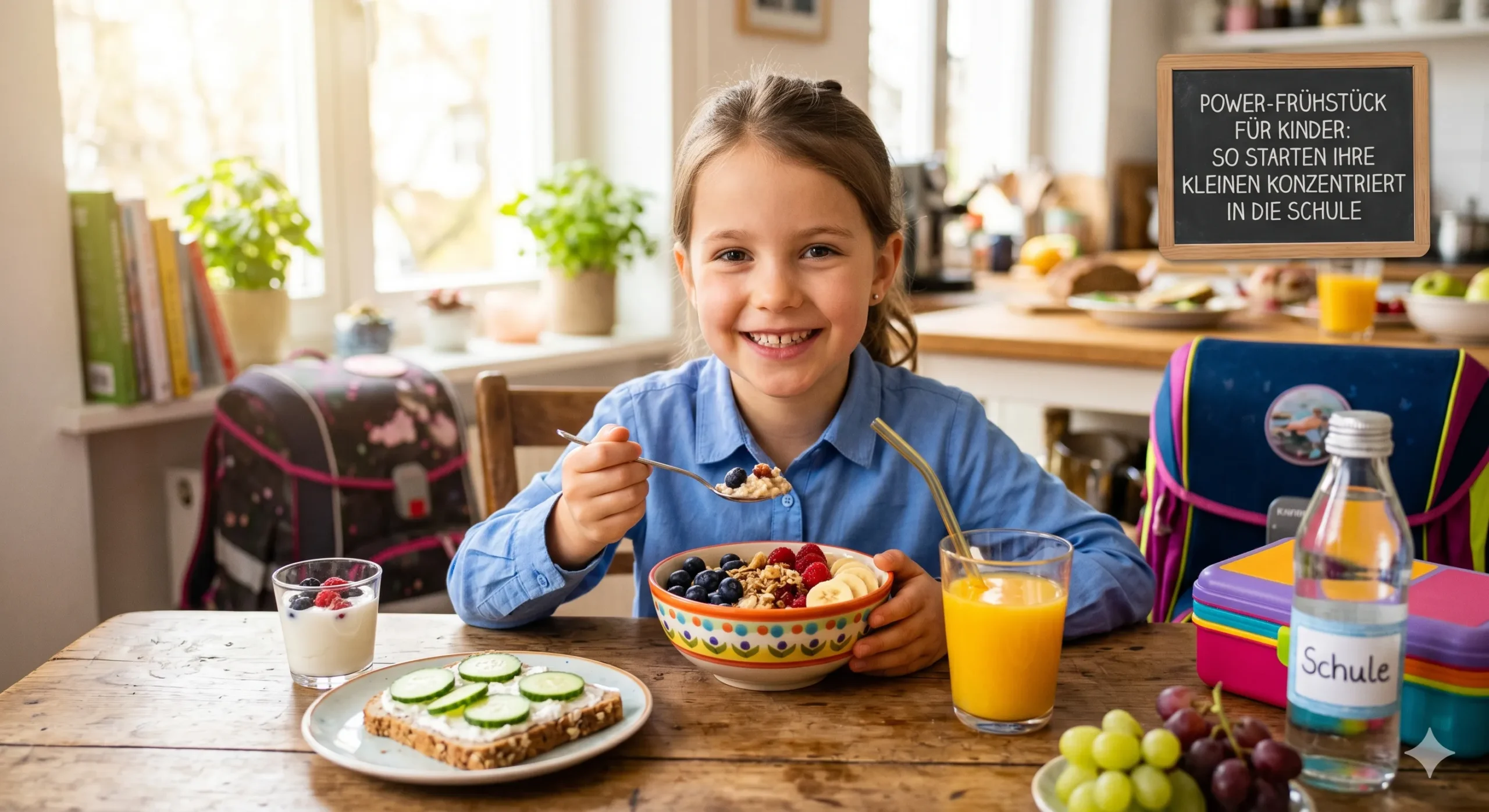 Power-Frühstück für Kinder So starten Ihre Kleinen konzentriert in die Schule