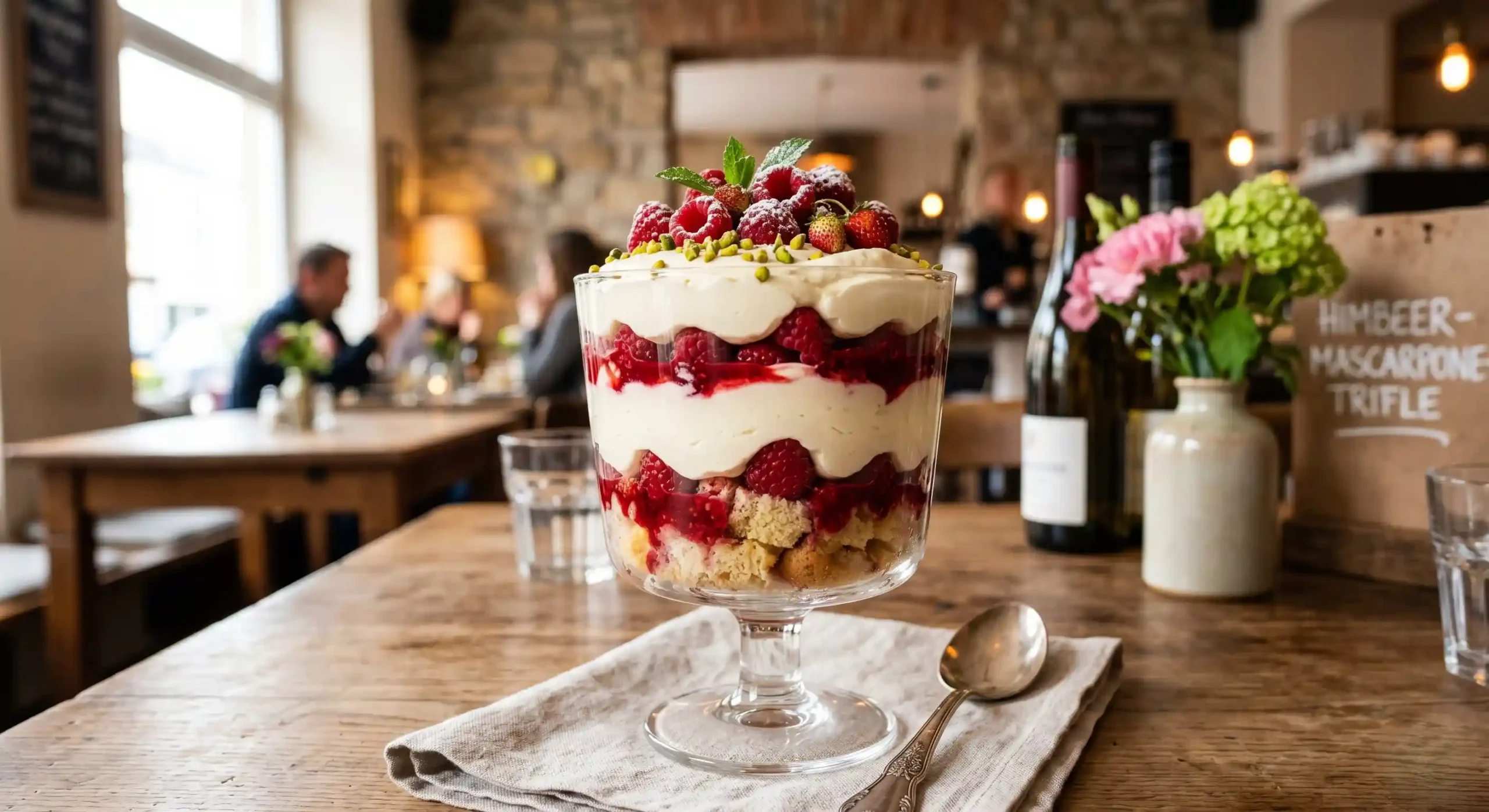 Schnelles Himbeer-Mascarpone-Trifle: Das perfekte Schichtdessert